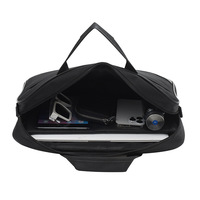 Sac à bandoulière professionnel 15,6 pouces à prix de gros, mallette étanche personnalisée pour ordinateur portable avec double chaîne