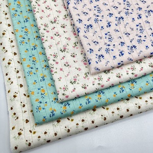 Chất lượng cao <span class=keywords><strong>Polyester</strong></span> Spandex 220gsm hoa nhỏ tùy chỉnh đan sườn kỹ thuật số in vải cho Cardigan - Product Image 1