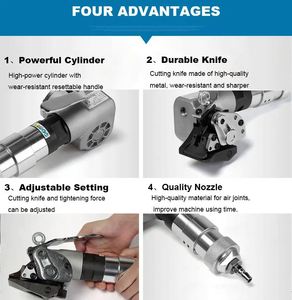 Pneumatic Split Steel Band Hand Strapping Tools Separate Pneumatic Steel Strapping Packing Machines - Product Image 6