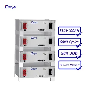 Deye SE-G5.1 Pro lithium battery 5kw 51.2v 100ah portable rechargeable Hybrid battery ess deye 6 KBT battery 10KW 5KW