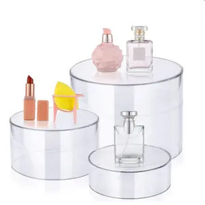 Hoogwaardige clear acryl parfum display blok, plexiglas parfum display houder, plastic parfum display blok