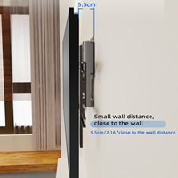 Soporte de Pared para TV HILLPORT para Pantallas LED LCD de 37-75 Pulgadas, Compatible con Transmisión de Teléfono a TV, Brazo Giratorio Vertical y Horizontal