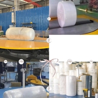 Machine à enroulement cylindrique électrique automatique pour textiles et emballages de boissons, enrouleur de papier et de film pour palettes