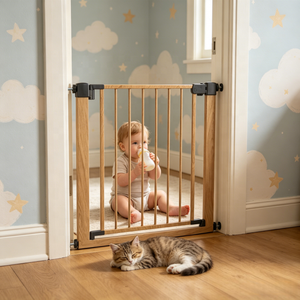 Barriere di Sicurezza Retrattili per Interni, Robuste e Estensibili, Protezione per Animali Domestici, Bambini, Neonati e Infanti, per Scale - Product Image 2