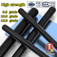 Factory Price Extensive Use Steel 6.8 8.8 10.9 12.9 Threaded Rod Stud with Double Head Screw Zinc Finish Lengthened Threaded Rod