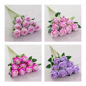 Wholesale Wedding Decorative <b>Artificial</b> <b>Flowers</b> Home Decorative <b>Flowers</b> Suitable for Valentine's Day Simulation Roses - Product Image 3