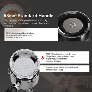 Máy pha cà phê <span class=keywords><strong>Espresso</strong></span> bán chạy nhất, yên tĩnh, bằng thép không gỉ, tích hợp máy xay cà phê hạt thành ly - Product Image 5