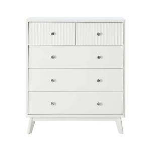 EVEREST Brand Tallboy 5 Drawers High Quality Vintage Style Bedroom Furniture <b>Wardrobe</b> From Vietnam Factory - Product Image 1