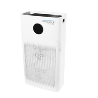 Purificador de Aire con Sensor Automático y Control Táctil, 4 Velocidades, Ambientador con Pantalla Indicadora de PM2.5