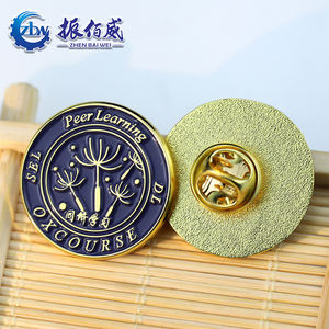 도매 저렴한 니켈 도금 실버 금속 소프트 에나멜 맞춤 기념품 옷깃 핀 배지 기업 기념 - Product Image 6