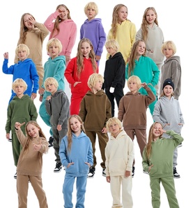 Conjunto <span class=keywords><strong>de</strong></span> Sudadera con capucha para niños <span class=keywords><strong>de</strong></span> marca <span class=keywords><strong>de</strong></span> moda <span class=keywords><strong>americana</strong></span> Europea 350G polar grueso para niño y niña colección <span class=keywords><strong>de</strong></span> verano al por mayor - Product Image 1