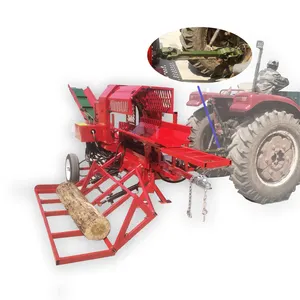 Harga grosir 30 ton prosesor kayu PTO cocok traktor industri kuat pembagi log hidrolik untuk promosi