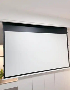 84 72 120 inch UHD siêu ngắn ném <span class=keywords><strong>alr</strong></span> Màn hình máy chiếu điện động cơ 16:9 Màn hình thú cưng - Product Image 2