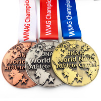 Trophée de sport, médaille en métal personnalisée et plaques de récompense personnalisées, vente en gros