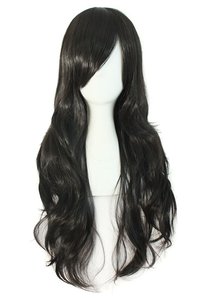 Peluca de cosplay moderna con puntas largas y rizadas (rosa) - Product Image 4