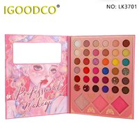 39 couleurs d'ombres à paupières, maquillage Direct d'usine, poudre d'ombres à paupières imperméable, Palette de pigments élevés, ensemble cadeau pour femmes 2022