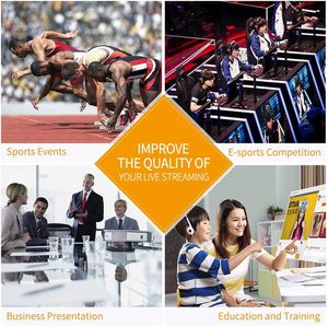 FEELWORLD LIVEPRO L1 V1 Mixeur vidéo multi-format 4 entrées HDMI Production multi-caméras Streaming en direct en temps réel Stéréo - Product Image 5