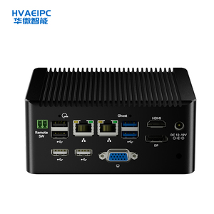 HW K100จอแสดงผลสามจอในโรงงานอุตสาหกรรม PC Intel J1900 N100 N150 4 COM Dual <span class=keywords><strong>LAN</strong></span> RS232 RS485 VGA HDMI DP เปิดเครื่องอัตโนมัติ - Product Image 3