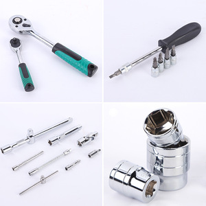 94 Pc Automotive Repair Tool Set 1/2 In <b>Socket</b> <b>Ratchet</b> Bit Extension Bar Cr-V Steel Mechanic Kit For Car Maintenance - Product Image 3