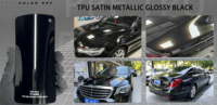 Film de protection de peinture (PPF) TPU à changement de couleur, auto-réparant, finition brillante pour l'habillage complet de véhicules