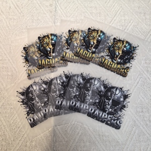 Adesivi per Abbigliamento Termotrasferibili Lavabili in Acqua, Resistenti, con Motivi Jaguar & Raiders, <span class=keywords><strong>i</strong></span> Più Venduti e Popolari - Product Image 1