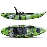 Fabricant de canoës et de kayaks en moulage par rotation NEOKUDO, kayak en LLDPE à assise surélevée, siège en aluminium haute résistance, kayak de pêche individuel