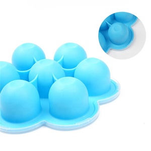 Respetuoso del medio ambiente de huevo de silicona <span class=keywords><strong>muerde</strong></span> moldes bebé alimentación herramientas contenedor de almacenamiento - Product Image 3