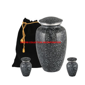 Urna de cremación de aluminio con acabado de mármol, urna conmemorativa humana de alta calidad, precio barato, nueva - Product Image 1