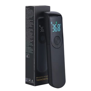 Pistolet thermomètre électronique infrarouge sans contact pour bébé, en plastique, alimentation électrique, pour application sur le front - Product Image 1