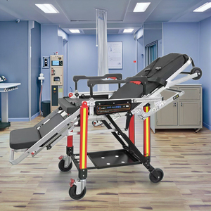 Alta capacità 220kg leggero pieghevole sedia barella carrello per ospedale emergenza forniture mediche di formazione - Product Image 5