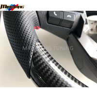 Roda kemudi kulit untuk Toyota Hilux Revo Rocco Fortuner Prado Land cruiser kustom roda kemudi serat karbon