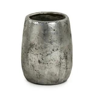 Aluminium Antieke Look Bloem Vaas Verzilverd Home Tafel Versierd Bloem Jar & Pot Voor Kerst Decoratie