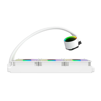 Refroidisseur d'eau silencieux pour PC de bureau, ventilateur de processeur OEM d'usine 120 mm avec éclairage RVB et roulement fluide
