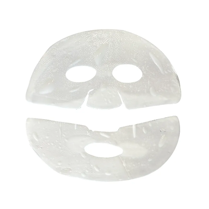 Logo OEM idrogel bianco Bio-collagene usa e getta Anti rughe rassodante maschera viso per dormire durante la notte