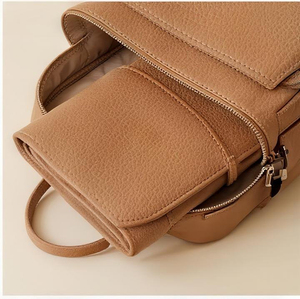 Manufacturer OEM Custom Vegan Leather Diaper Backpack Maternity <strong>Baby</strong> Infant <strong>Rucksack</strong> Convertible Changing Diaper Bag for <strong>Baby</strong> - Product Image 5
