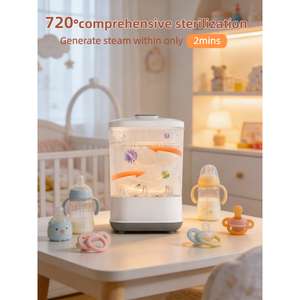Nuevo Lanzamiento 2026: Esterilizador y Secador Eléctrico de Biberones para Múltiples Tamaños de Biberón - Product Image 3