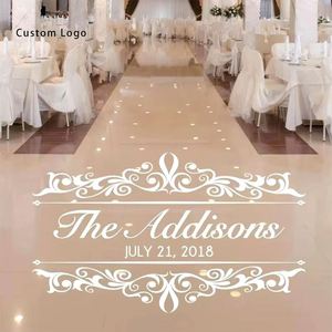 Autocollant personnalisé rectangulaire pour piste de danse de mariage - PVC imperméable OEM, pour événements sportifs et courses/parades - Product Image 6