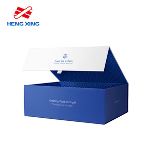 HENGXING manufacturer valentines day luxury custom logo magnetic gift cardboard box packaging clothing underwear box with ribbon