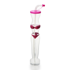 Verre à bière en plastique de 15 oz avec paille - Réutilisable et portable pour les fêtes d'anniversaire, les boissons froides - Product Image 5