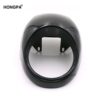 Masque de phare avant carénage fourche de montage de capot avant pour Harley Sportster Dyna FX XL 883 moteur 1200 accessoires