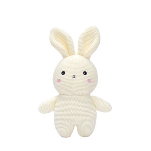 Vendita calda su misura 20cm di coniglio all'uncinetto giocattoli di peluche fatti a mano Amigurumi Easter Bunny giocattoli per bambini - Product Image 1
