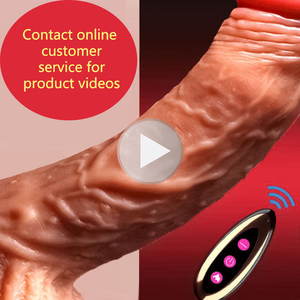 Vibromasseurs et Godemichés Chauffants Télécommandés pour Pénis, Jouets Sexuels, Godemiché Télescopique, Machine Sexuelle Anale, Godemiché Réaliste Vibrant pour Femmes - Product Image 1
