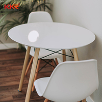 Tables populaires pour les restaurants, ensemble chaise et table de café, table en marbre désertique, salle à manger