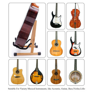 Soporte de Guitarra Plegable Portátil Dedo MA-38H con Construcción de Metal y Madera, Deslizador Ajustable <span class=keywords><strong>para</strong></span> Guitarra Acústica - Product Image 6