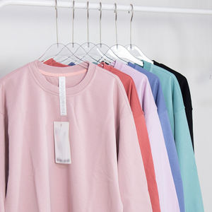 ملابس يوغا جديدة للنساء في الخريف، هودي فضفاض غير رسمي للرياضة واليوغا بأكمام طويلة وياقة دائرية - Product Image 4