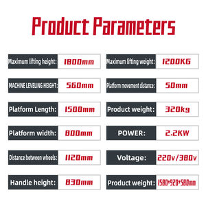 ANGE RHEAS Plateforme de maintenance de véhicules électriques à levage électrique, démontage et installation de batteries à énergie nouvelle RYS-E229 - Product Image 2