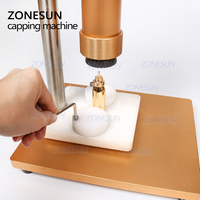 Machine à sertir les flacons de parfum ZONESUN, sertisseuse de flacons, presse métallique, sertisseuse de flacons de parfum, sertisseuse de vaporisateurs