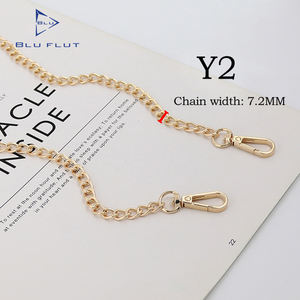 Bal Manent New Bag Chain Gold Sliver Metal Bolso Accesorio Correa de cadena Cadenas de metal personalizadas para bolsos - Product Image 4
