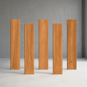 Baldosas de porcelana con aspecto de madera de palisandro de Londres, 20x120 cm, acabado mate tipo madera para interiores contemporáneos - Product Image 1