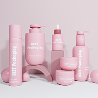 Ensemble de flacons pulvérisateurs pour sérum cosmétique rose, 30 ml, 150 ml, 250 ml, 250 ml, L200 ml, emballage en plastique pour soins de la peau